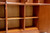 SOLD - Monumental Flame Mahogany Breakfront Bookcase / China Cabinet