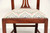 SOLD - HENKEL HARRIS 101S 24 Solid Wild Black Cherry Chippendale Dining Side Chairs - Pair A