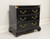 SOLD - AMERICAN OF MARTINSVILLE Vintage Asian Chinoiserie Black Lacquer Bachelor Chest