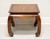 Late 20th Century Asian Chinoiserie Ming Carved End Side Table - B