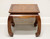 Late 20th Century Asian Chinoiserie Ming Carved Accent Table - A