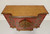 SOLD - Asian Chinoiserie Style Red Painted Console Cabinet