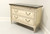 SOLD - COUNCILL French Louis XVI Marble Top Painted Occasional Chest