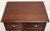 SOLD - CRAFTIQUE Solid Mahogany Chippendale Three-Drawer Nightstands - Pair