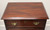 SOLD - CRAFTIQUE Solid Mahogany Chippendale Four-Drawer Nightstands Bedside Chests - Pair A