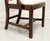 SOLD - STATTON Old Towne Cherry Chippendale Dining Armchairs - Pair