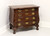 SOLD - DREXEL HERITAGE Mahogany Chippendale Bombe Bachelor Chest with Ball in Claw Feet