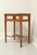 SOLD - Vintage 20th Century Yew Wood Accent Table w/ Display Case