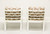 MARDEN Mid Century Ivory Painted Occasional Chairs - Pair