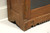 SOLD - Antique Victorian Era Oak Side By Side Secretary Desk Display Cabinet