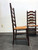 SOLD OUT - Vintage Ladder Back Dining Chairs w/ Rush Seats by Tell City - Set of 4