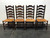 SOLD OUT - Vintage Ladder Back Dining Chairs w/ Rush Seats by Tell City - Set of 4