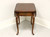 SOLD - LANE Cherry Queen Anne Drop-Leaf End Side Table