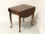 SOLD - LANE Cherry Queen Anne Drop-Leaf End Side Table