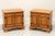 SOLD - TELL CITY CHAIR Company Colonial Style Maple Nightstands - Pair