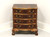 SOLD - SHERRILL Chippendale Style Flame Mahogany Nightstand Bedside Chest