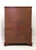 SOLD - CRAFTIQUE Solid Mahogany Chippendale Chest on Chest with Ogee Feet - A