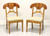 SOLD - HENREDON Neoclassical Dining Side Chairs - Pair B