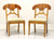 SOLD - HENREDON Neoclassical Dining Side Chairs - Pair B
