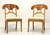 SOLD - HENREDON Neoclassical Dining Side Chairs - Pair A