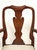 SOLD - HENKEL HARRIS 110A 29 Solid Mahogany Queen Anne Dining Armchair - B