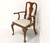 SOLD - HENKEL HARRIS 110A 29 Solid Mahogany Queen Anne Dining Armchair - A