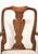 SOLD - HENKEL HARRIS 110A 29 Solid Mahogany Queen Anne Dining Armchair - A