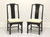 SOLD -  CENTURY Chin Hua by Raymond Sobota Asian Chinoiserie Dining Side Chairs - Pair C