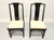 SOLD  -  CENTURY Chin Hua by Raymond Sobota Asian Chinoiserie Dining Side Chairs - Pair B
