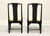 SOLD  -  CENTURY Chin Hua by Raymond Sobota Asian Chinoiserie Dining Side Chairs - Pair B