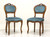 SOLD - Mid 20th Century Vintage Italian Baroque Dining Side Chairs - Pair B