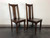 SOLD - Solid Mango Wood Dining / Kitchen Chairs - Pair B