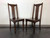 SOLD - Solid Mango Wood Dining / Kitchen Chairs - Pair B