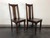 SOLD - Solid Mango Wood Dining / Kitchen Chairs - Pair A
