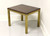 SOLD - MOUNT AIRY FURNITURE  Vintage Brass & Burl Wood Accent Table