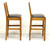 SOLD - Stickley Mission Oak Bar Stools - Pair A