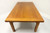 SOLD - ROBERT BERGELIN Custom Oak Mission Drawtop Dining Table