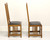 SOLD - Stickley Mission Oak Dining Side Chairs - Pair C