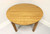 SOLD - Round Mission Oak Dining Table
