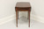 SOLD - BAKER Inlaid Mahogany Hepplewhite Drop-Leaf Pembroke Table - A