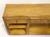 SOLD - DREXEL HERITAGE Oak Campaign Style Console Table / Media Stand