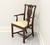 Late 20th Century Solid Mahogany Straight Leg Chippendale Armchair