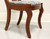 SOLD - CASSADY Solid Cherry Empire Style Dining Side Chairs - Pair C