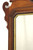 SOLD - Vintage Chippendale Mahogany Wall Mirror with Prince of Wales Plumes