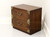 SOLD - HUNTLEY THOMASVILLE Asian Japanese Tansu Campaign Style Nightstand Bedside Chest