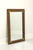 SOLD - DREXEL Accolade Campaign Style Brass Accents Wall Mirror