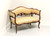 SOLD - Antique Victorian Walnut Upholstered Settee