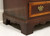 SOLD - DREXEL 18th Century Collection Chippendale Banded Mahogany Curio / Display Cabinet - A
