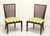 SOLD - Barbara Barry for BAKER Contemporary Mahogany Dining Side Chairs - Pair B