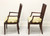 SOLD - Barbara Barry for BAKER Contemporary Mahogany Dining Armchairs - Pair